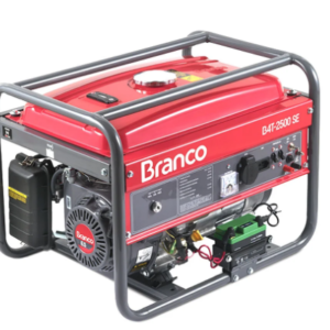 Gerador de Energia à Gasolina B4T-2500 SE 2,2KVA 6,5CV com Partida Elétrica - BRANCO-90317120